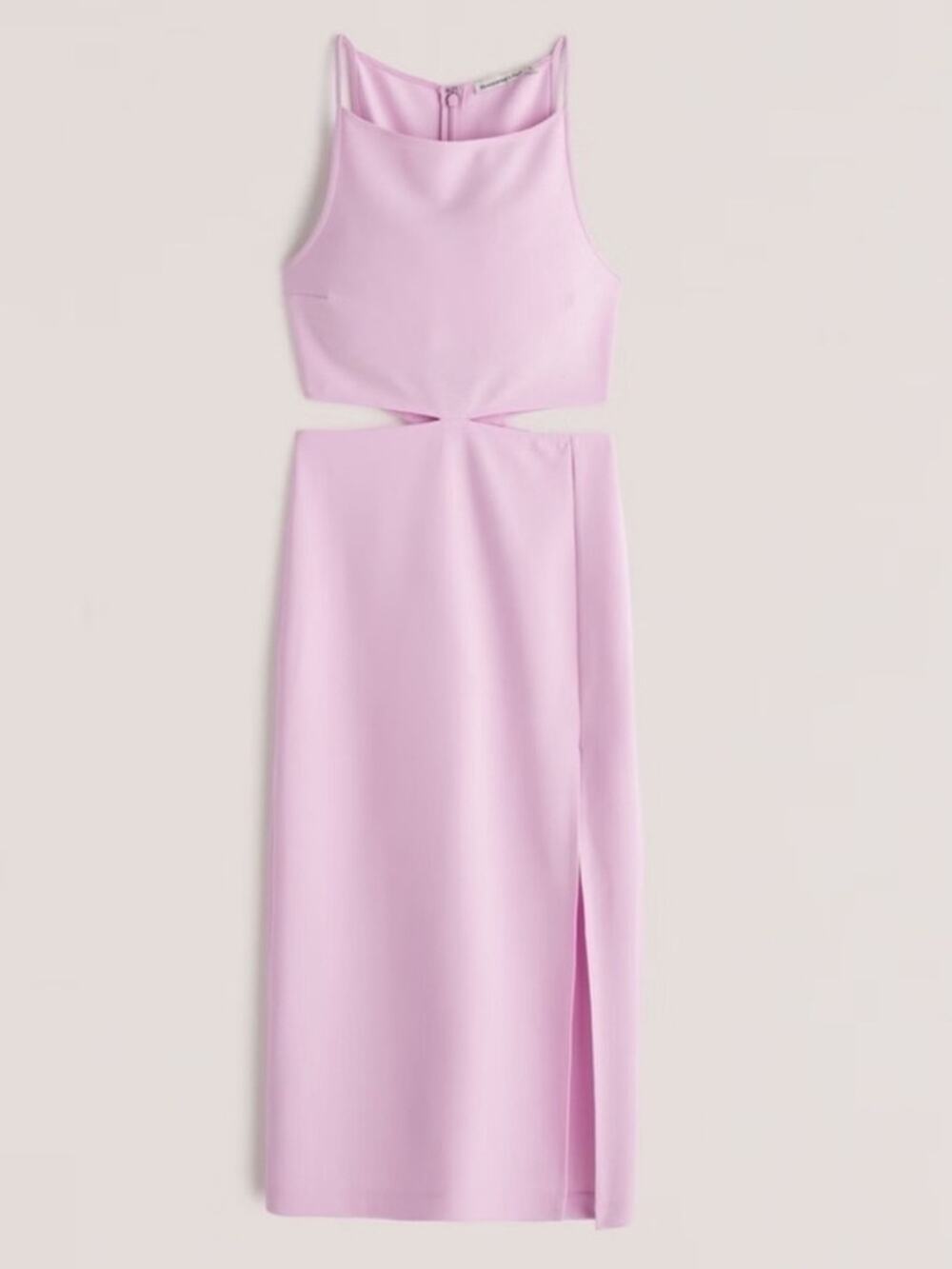 Abercrombie Pink Boat Neck Side Cut Out Maxi Dress
